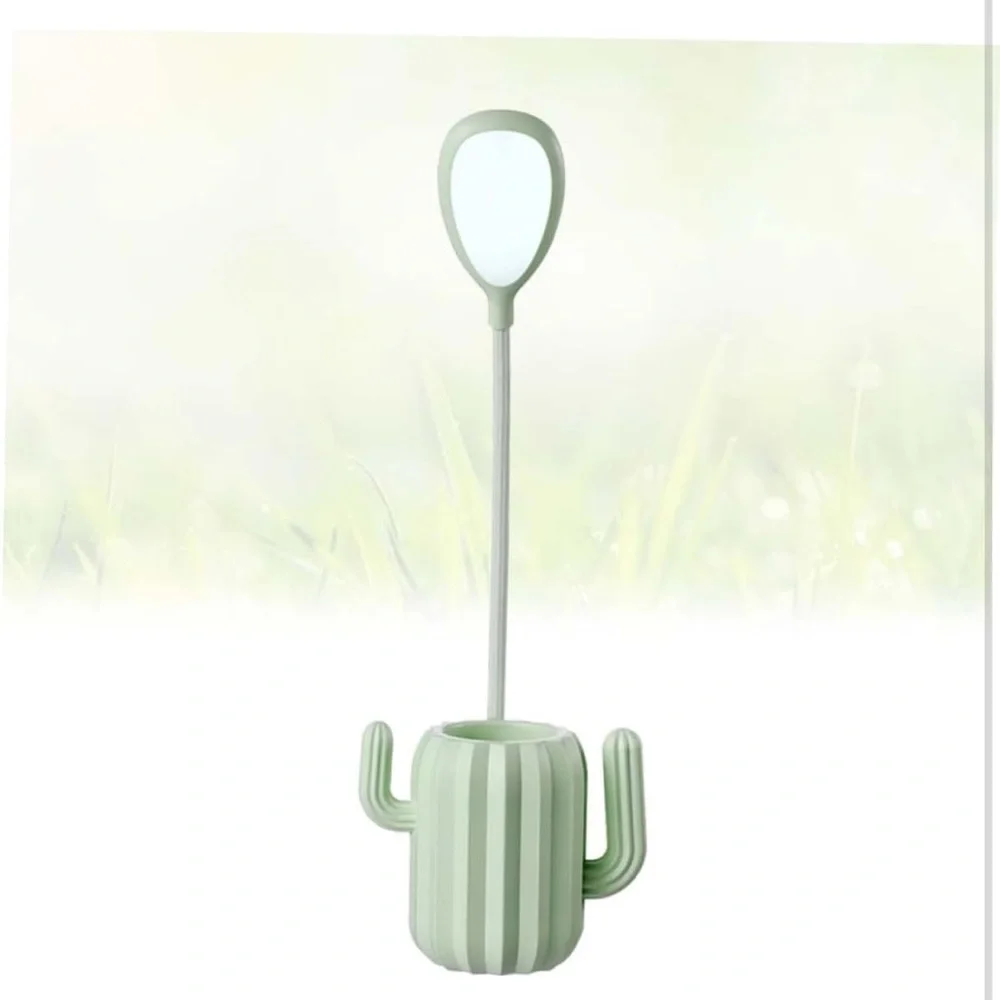 Cactus Green LED Desk Lamp with Pen Holder